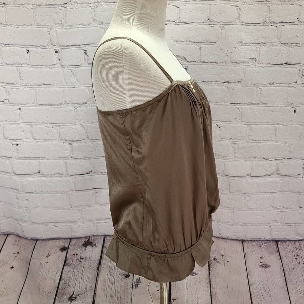 GAP brown spaghetti straped tank top - Picture 6 of 14